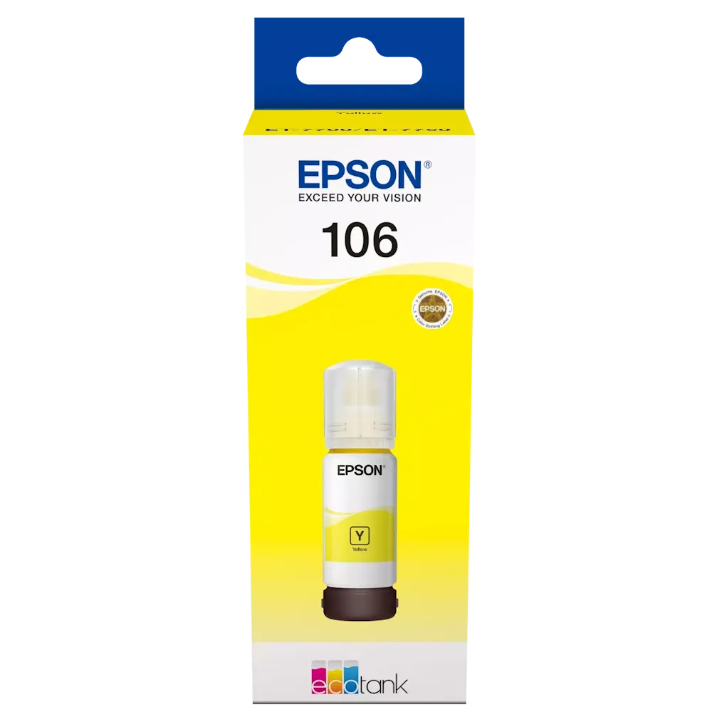 [C13T00R440] Epson 106 Yellow Sarı Şişe Mürekkep