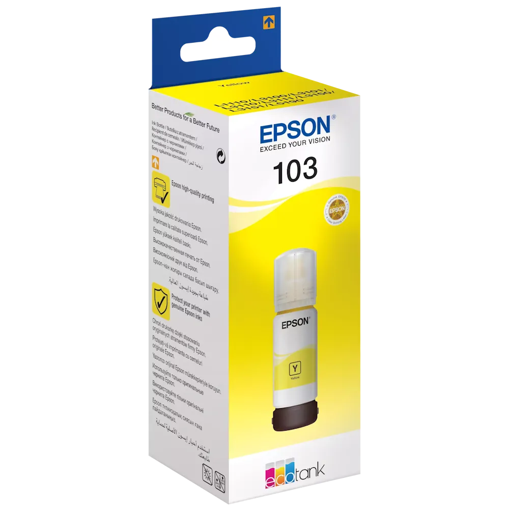 [C13T00S44A] Epson 103 Yellow Sarı Şişe Mürekkep 65 ml