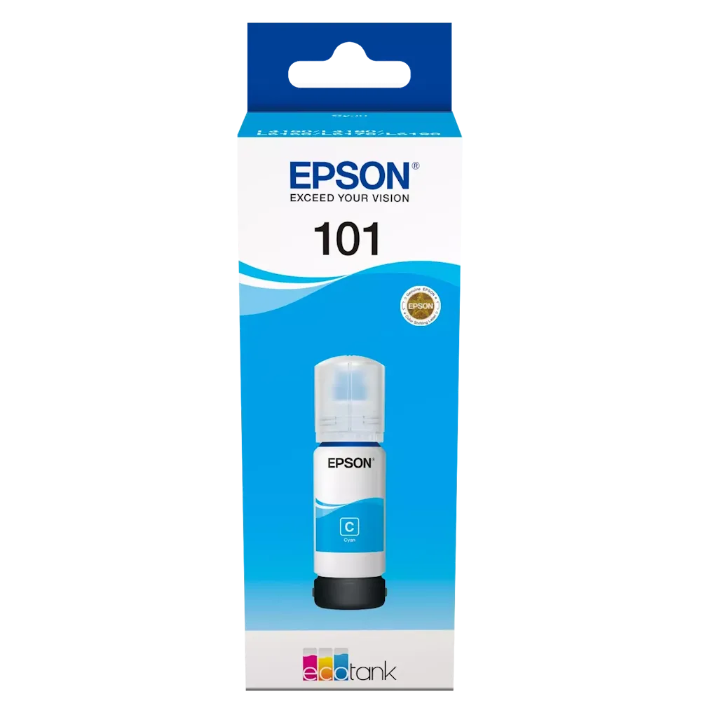 [C13T03V24A] Epson 101 Cyan Mavi Şişe Mürekkep  70 ml
