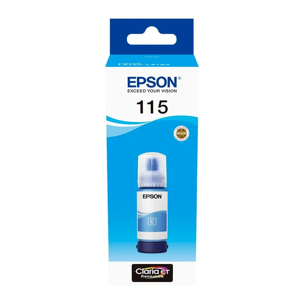 [C13T07D24A] Epson 115 Cyan Mavi Şişe Mürekkep