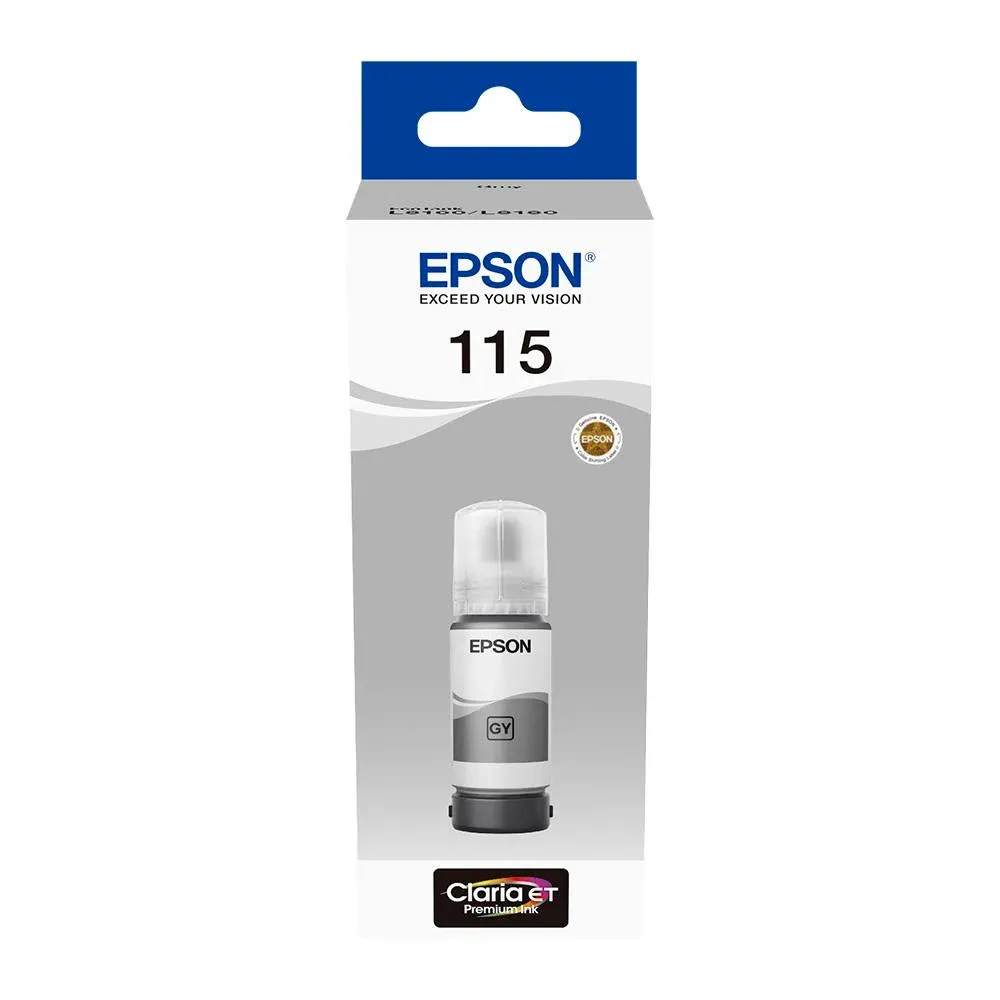 [C13T07D54A] Epson 115 Grey Gri Şişe Mürekkep