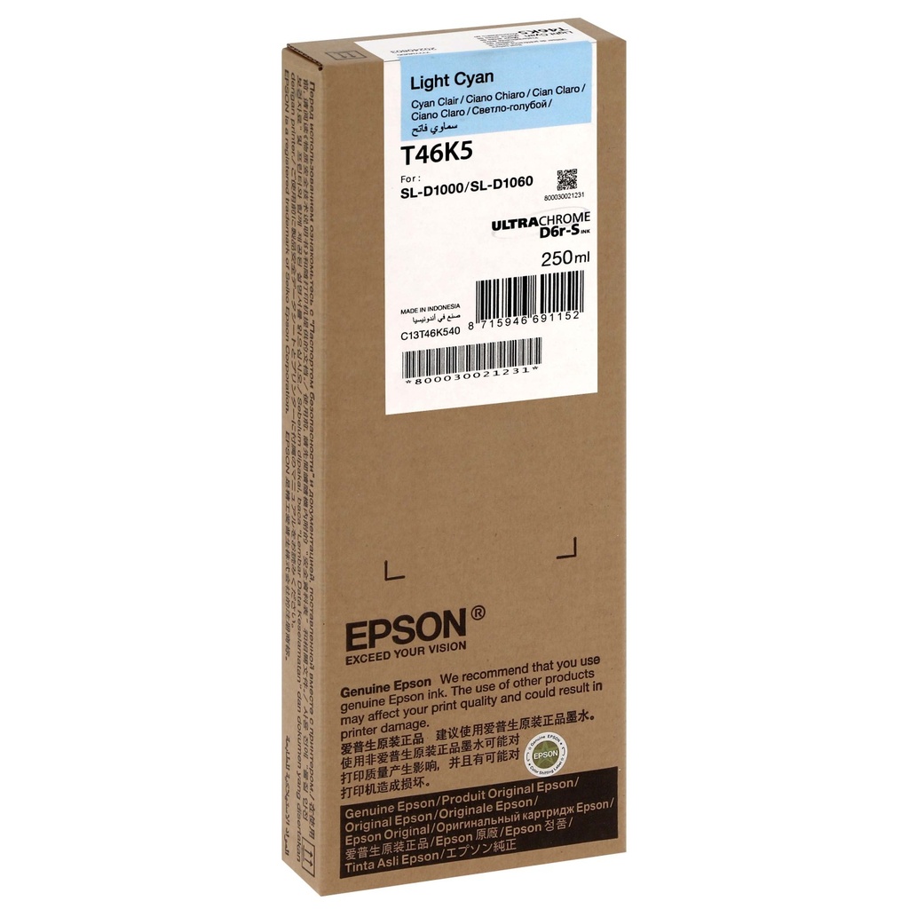 [C13T46K540] Epson Surelab T46K5 AçıkMavi (SL-D1000)