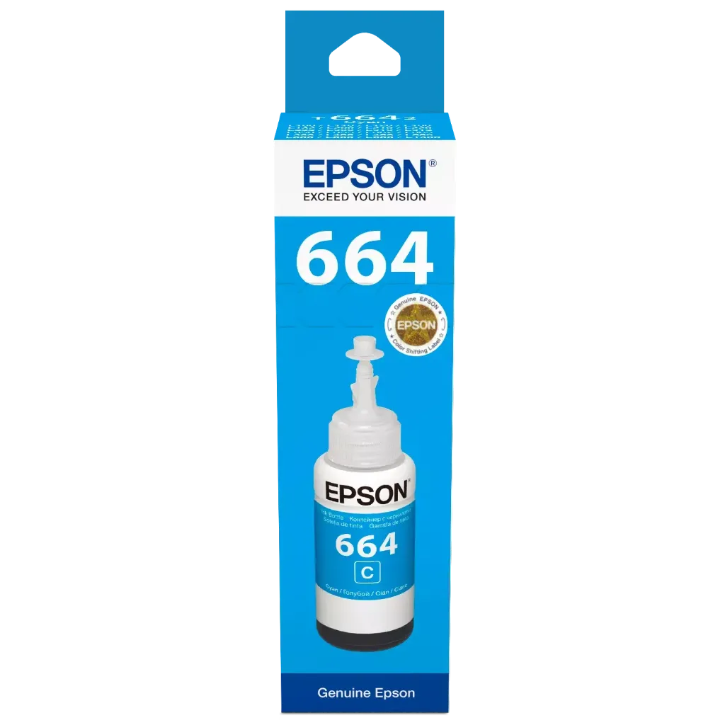 [C13T66424A] Epson T6642 Cyan Mavi Şişe Mürekkep  70 ml